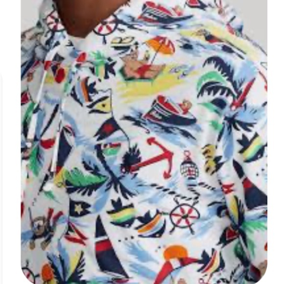 Polo Bear Jersey Hooded T-Shirt - Picture 3 of 5